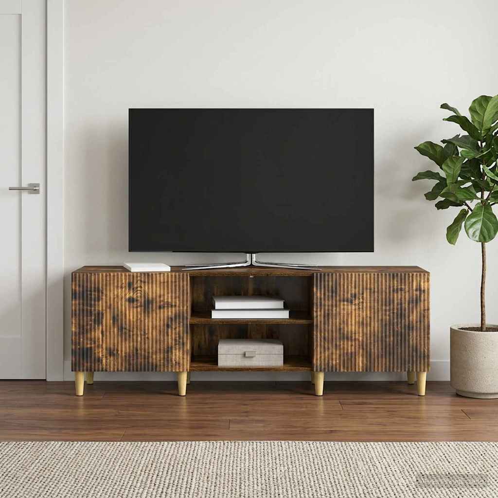 894690_1.jpg vidaXL TV skrinka Dymový dub 150 x 31 x 50 cm Kompozitné drevo – Obrázok 1