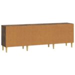 vidaXL TV skrinka Dymový dub 150 x 31 x 50 cm Kompozitné drevo – Obrázok 8