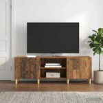 vidaXL TV skrinka Staré drevo 150 x 31 x 50 cm Kompozitné drevo