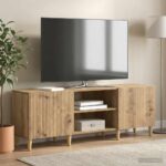 vidaXL TV skrinka Dub artisan 150 x 31 x 50 cm Kompozitné drevo – Obrázok 4