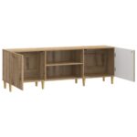 vidaXL TV skrinka Dub artisan 150 x 31 x 50 cm Kompozitné drevo – Obrázok 5