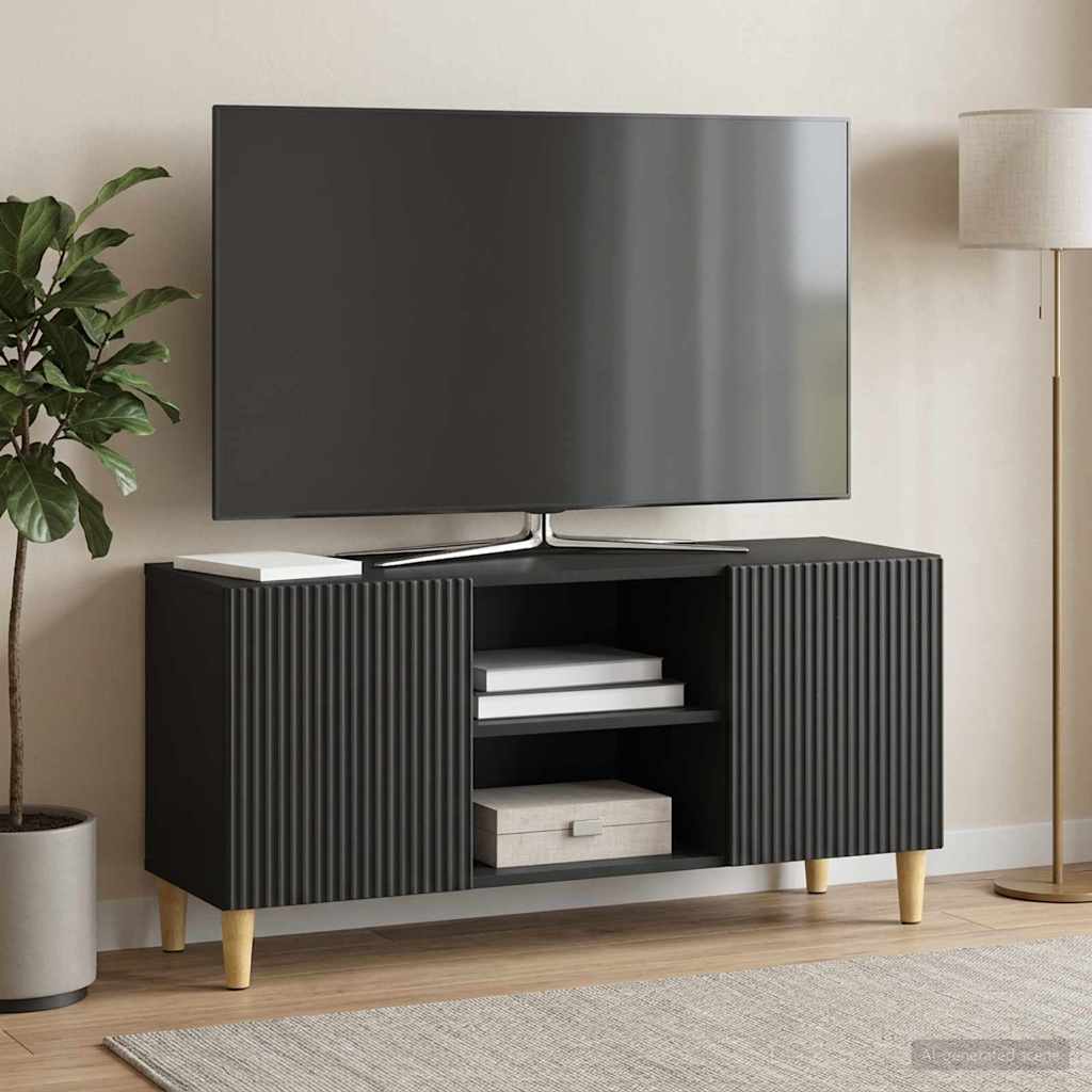 894696_1.jpg vidaXL TV skrinka Čierna 102 x 34,5 x 50 cm Kompozitné drevo – Obrázok 1