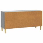 vidaXL TV skrinka Sivá sonoma 102 x 34,5 x 50 cm Kompozitné drevo – Obrázok 8