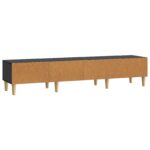 vidaXL TV skrinka Čierna 147 x 34,5 x 30 cm Kompozitné drevo – Obrázok 8