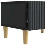 vidaXL TV skrinka Čierna 147 x 34,5 x 30 cm Kompozitné drevo – Obrázok 9