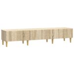 vidaXL TV skrinka Dub sonoma 147 x 34,5 x 30 cm Kompozitné drevo – Obrázok 2