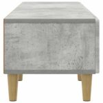 vidaXL TV skrinka Betónovo sivá 147 x 34,5 x 30 cm Kompozitné drevo – Obrázok 7
