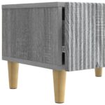 vidaXL TV skrinka Sivá sonoma 147 x 34,5 x 30 cm Kompozitné drevo – Obrázok 9