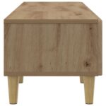vidaXL TV skrinka Dub artisan 147 x 34,5 x 30 cm Kompozitné drevo – Obrázok 7