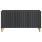 vidaXL TV skrinka Čierna 99 x 34,5 x 50 cm Kompozitné drevo – Obrázok 6