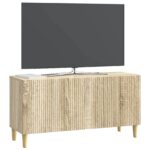 vidaXL TV skrinka Dub sonoma 99 x 34,5 x 50 cm Kompozitné drevo – Obrázok 3