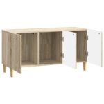 vidaXL TV skrinka Dub sonoma 99 x 34,5 x 50 cm Kompozitné drevo – Obrázok 5