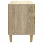 vidaXL TV skrinka Dub sonoma 99 x 34,5 x 50 cm Kompozitné drevo – Obrázok 7