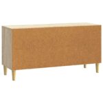 vidaXL TV skrinka Dub sonoma 99 x 34,5 x 50 cm Kompozitné drevo – Obrázok 8