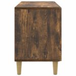 vidaXL TV skrinka Dymový dub 99 x 34,5 x 50 cm Kompozitné drevo – Obrázok 7