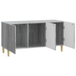 vidaXL TV skrinka Sivá sonoma 99 x 34,5 x 50 cm Kompozitné drevo – Obrázok 5