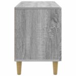 vidaXL TV skrinka Sivá sonoma 99 x 34,5 x 50 cm Kompozitné drevo – Obrázok 7