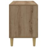 vidaXL TV skrinka Dub artisan 99 x 34,5 x 50 cm Kompozitné drevo – Obrázok 7