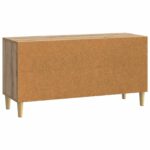 vidaXL TV skrinka Dub artisan 99 x 34,5 x 50 cm Kompozitné drevo – Obrázok 8