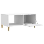 vidaXL Konferenčný stolík Biela 90 x 50 x 40 cm Kompozitné drevo – Obrázok 3