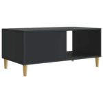 vidaXL Konferenčný stolík Čierna 90 x 50 x 40 cm Kompozitné drevo – Obrázok 7