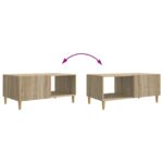 vidaXL Konferenčný stolík Dub sonoma 90 x 50 x 40 cm Kompozitné drevo – Obrázok 10