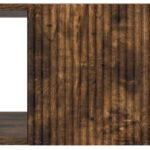 vidaXL Konferenčný stolík Dymový dub 90 x 50 x 40 cm Kompozitné drevo – Obrázok 9