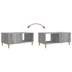 vidaXL Konferenčný stolík Sivá sonoma 90 x 50 x 40 cm Kompozitné drevo – Obrázok 10