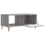 vidaXL Konferenčný stolík Sivá sonoma 90 x 50 x 40 cm Kompozitné drevo – Obrázok 4