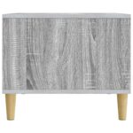 vidaXL Konferenčný stolík Sivá sonoma 90 x 50 x 40 cm Kompozitné drevo – Obrázok 6