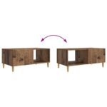 vidaXL Konferenčný stolík Staré drevo 90 x 50 x 40 cm Kompozitné drevo – Obrázok 10