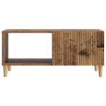 vidaXL Konferenčný stolík Staré drevo 90 x 50 x 40 cm Kompozitné drevo – Obrázok 5