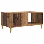 vidaXL Konferenčný stolík Staré drevo 90 x 50 x 40 cm Kompozitné drevo – Obrázok 7