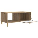 vidaXL Konferenčný stolík Dub artisan 90 x 50 x 40 cm Kompozitné drevo – Obrázok 3