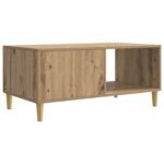 vidaXL Konferenčný stolík Dub artisan 90 x 50 x 40 cm Kompozitné drevo – Obrázok 6
