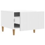 vidaXL Konferenčný stolík Biela 49 x 50 x 40 cm Kompozitné drevo – Obrázok 4