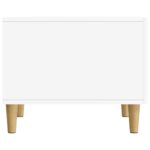 vidaXL Konferenčný stolík Biela 49 x 50 x 40 cm Kompozitné drevo – Obrázok 6