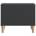 vidaXL Konferenčný stolík Čierna 49 x 50 x 40 cm Kompozitné drevo – Obrázok 4