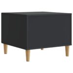 vidaXL Konferenčný stolík Čierna 49 x 50 x 40 cm Kompozitné drevo – Obrázok 6