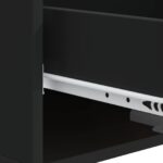 vidaXL Konferenčný stolík Čierna 49 x 50 x 40 cm Kompozitné drevo – Obrázok 7