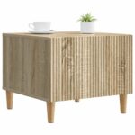 vidaXL Konferenčný stolík Dub sonoma 49 x 50 x 40 cm Kompozitné drevo – Obrázok 2