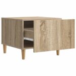 vidaXL Konferenčný stolík Dub sonoma 49 x 50 x 40 cm Kompozitné drevo – Obrázok 3