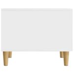 vidaXL Konferenčný stolík Biela s vysokým leskom 49 x 50 x 40 cm – Obrázok 6
