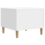 vidaXL Konferenčný stolík Biela s vysokým leskom 49 x 50 x 40 cm – Obrázok 7
