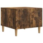 vidaXL Konferenčný stolík Dymový dub 49 x 50 x 40 cm Kompozitné drevo – Obrázok 2