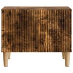 vidaXL Konferenčný stolík Dymový dub 49 x 50 x 40 cm Kompozitné drevo – Obrázok 5