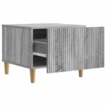 vidaXL Konferenčný stolík Sivá sonoma 49 x 50 x 40 cm Kompozitné drevo – Obrázok 3