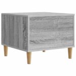 vidaXL Konferenčný stolík Sivá sonoma 49 x 50 x 40 cm Kompozitné drevo – Obrázok 6