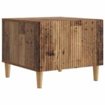 vidaXL Konferenčný stolík Staré drevo 49 x 50 x 40 cm Kompozitné drevo – Obrázok 2