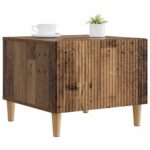 vidaXL Konferenčný stolík Staré drevo 49 x 50 x 40 cm Kompozitné drevo – Obrázok 3